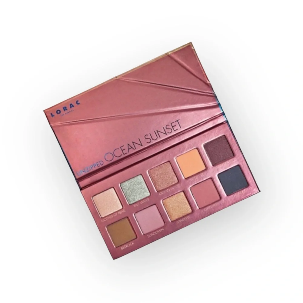 new Lorac ☀︎︎ Mermaid Ocean Sunset Palette ☀︎ 10 Gorgeous Eyeshadow Colors ☀︎